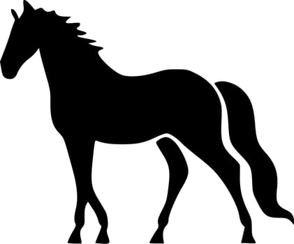 Horse - High Quality Vector Logo - Vector illustration ideal for T-shirt graphic