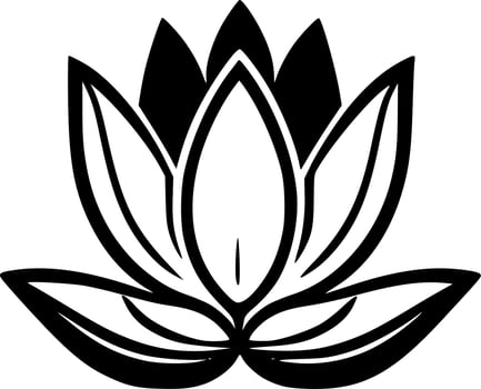 Lotus Flower - High Quality Vector Logo - Vector illustration ideal for T-shirt graphic
