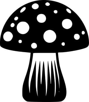 Mushroom - Minimalist and Flat Logo - Vector illustration