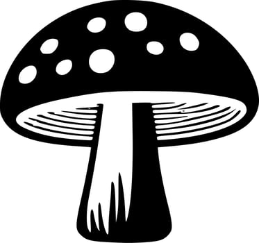 Mushroom - Minimalist and Flat Logo - Vector illustration