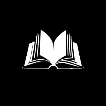 Open Book - High Quality Vector Logo - Vector illustration ideal for T-shirt graphic