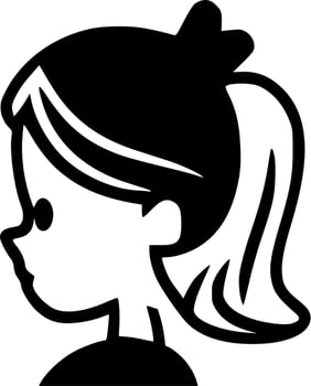 Princess - High Quality Vector Logo - Vector illustration ideal for T-shirt graphic