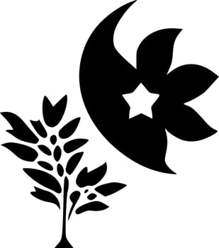 Ramadan, Minimalist and Simple Silhouette - Vector illustration