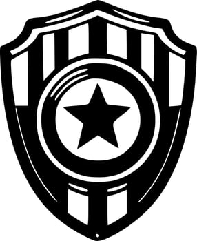 Shield - Minimalist and Flat Logo - Vector illustration