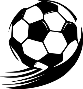 Soccer, Minimalist and Simple Silhouette - Vector illustration