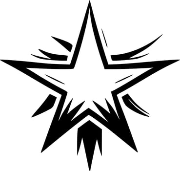 Star, Minimalist and Simple Silhouette - Vector illustration
