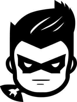 Superhero - High Quality Vector Logo - Vector illustration ideal for T-shirt graphic