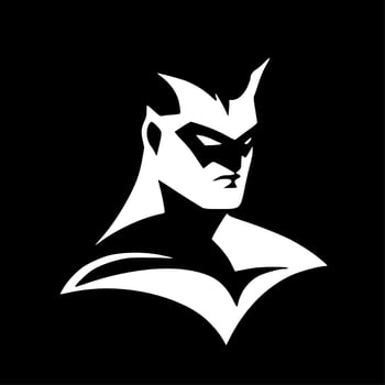 Superhero - High Quality Vector Logo - Vector illustration ideal for T-shirt graphic