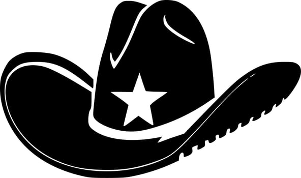 Texas, Minimalist and Simple Silhouette - Vector illustration