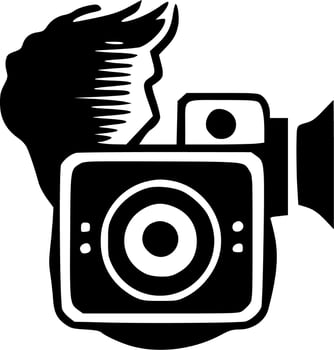 Vintage - Black and White Isolated Icon - Vector illustration