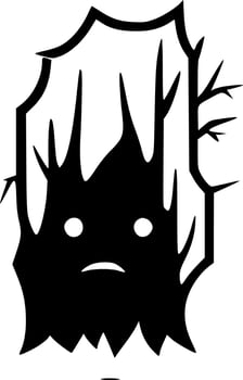 Wood, Minimalist and Simple Silhouette - Vector illustration