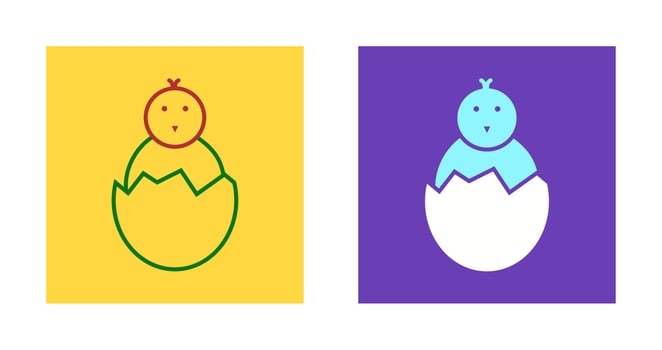 Hatched Egg Vector Icon