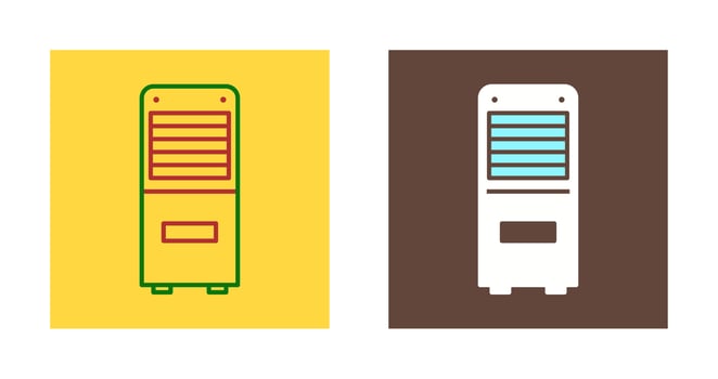 Mobile Air Conditioner Vector Icon