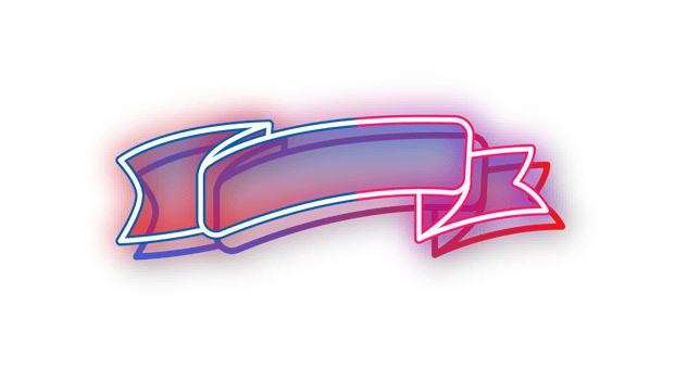 ribbon shape banner png