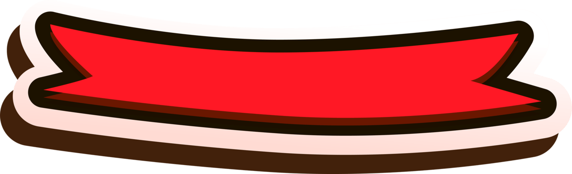 ribbon shape banner png