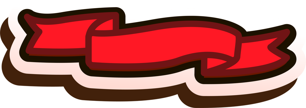 ribbon shape banner png
