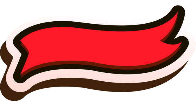 ribbon shape banner png