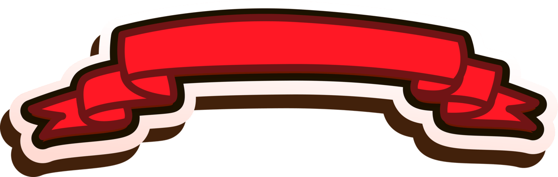 ribbon shape banner png