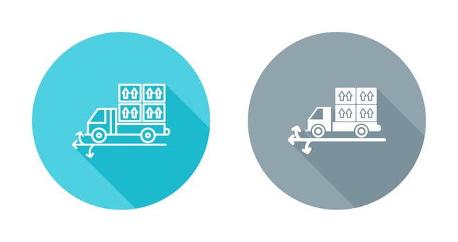 Multiple Delivery Points Vector Icon