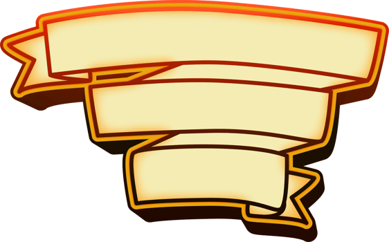 ribbon shape banner png