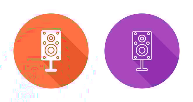 Speakers Vector Icon