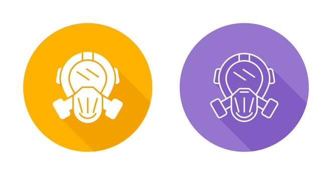 Gas Mask Vector Icon