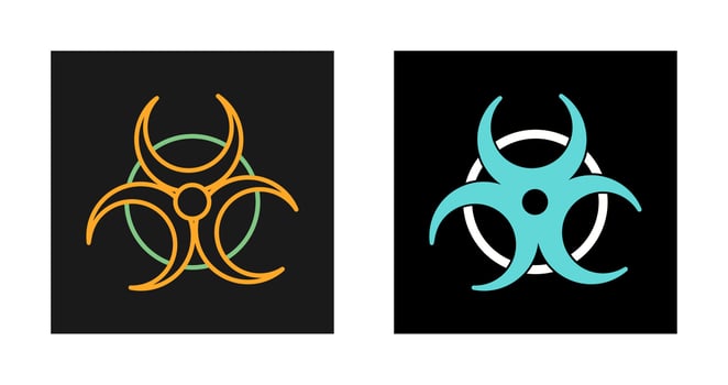 Biohazard Vector Icon