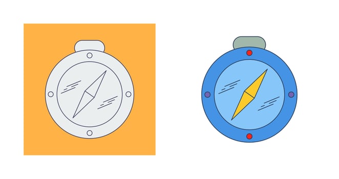 Compass Vector Icon