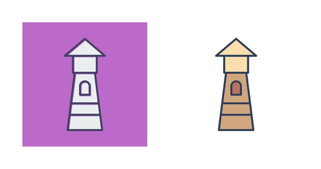 Lighthouse Vector Icon
