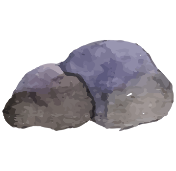 Stone Under The Sea Clip art Element Transparent Background png