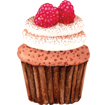 Cupcake, Fairy Cake Clip art Element Transparent Background png