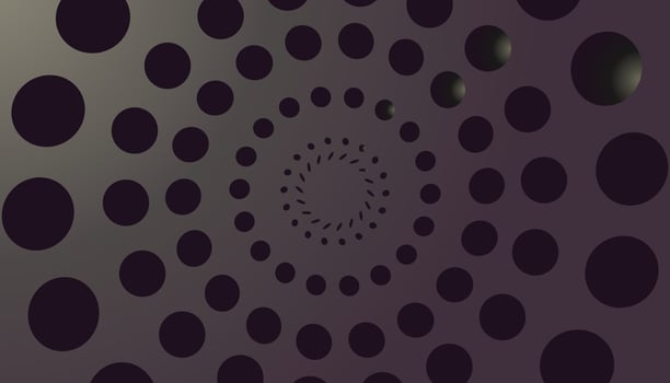 Illustration of a unique black gradient pattern abstract background vector