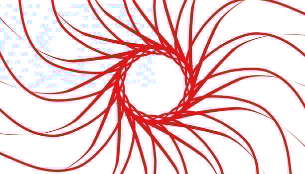 Illustration of a unique red pattern abstract background vector