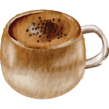 Coffee Shop Design Clip art Element Transparent Background png