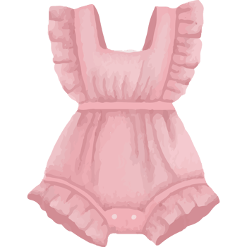 Baby Girl Ornaments Clip art Element Transparent Background png