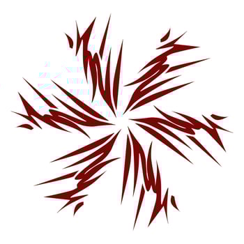 Maroon color tribal design illustration vector