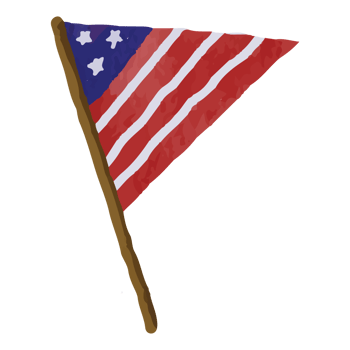 Independence Day American Flag 4th July png