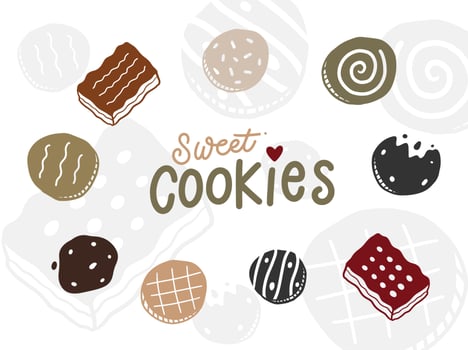 Sweet Cookies Delicious vector