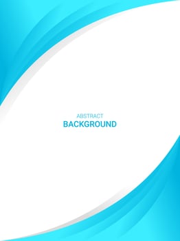 Abstract gradient wave blue color background vector