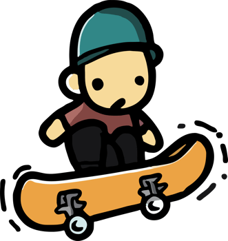 skateboarding png graphic clipart design