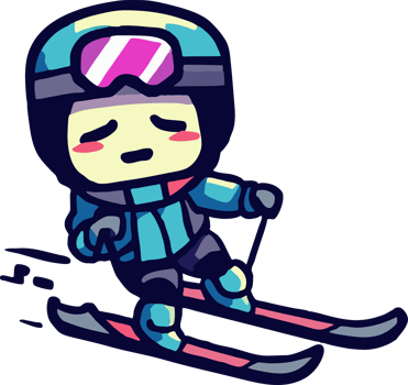 skiing png graphic clipart design
