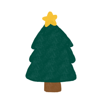Chrismas tree and star png