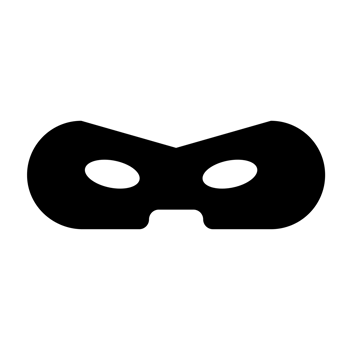 black mask element png