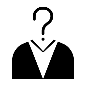 anonymous woman icon with question mark png