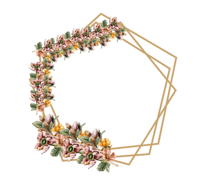 Flowers autumn wreath, for card,background. Watercolor illustration for scrapbooking . Cartoon hand drawn background with flower for design. Perfect for wedding invitation. png