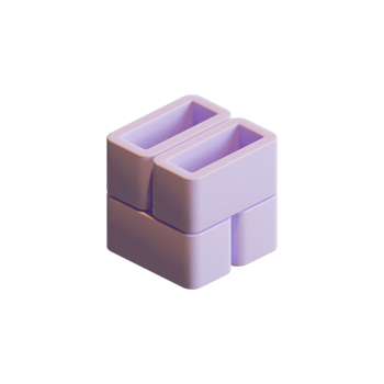 Cube 3D Render Element png