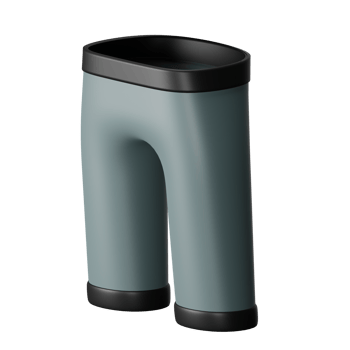 3d icon pants isolated on transparent background png