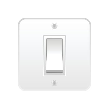 Switch button or turn on turn off power vector
