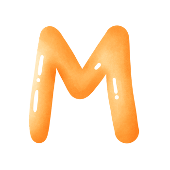 M alphabet letter png
