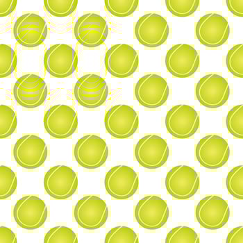 Tennis ball seample pattern vector pattern for web.